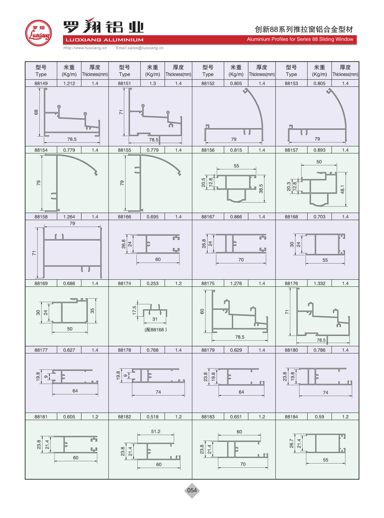 創(chuàng)新88系列推拉窗