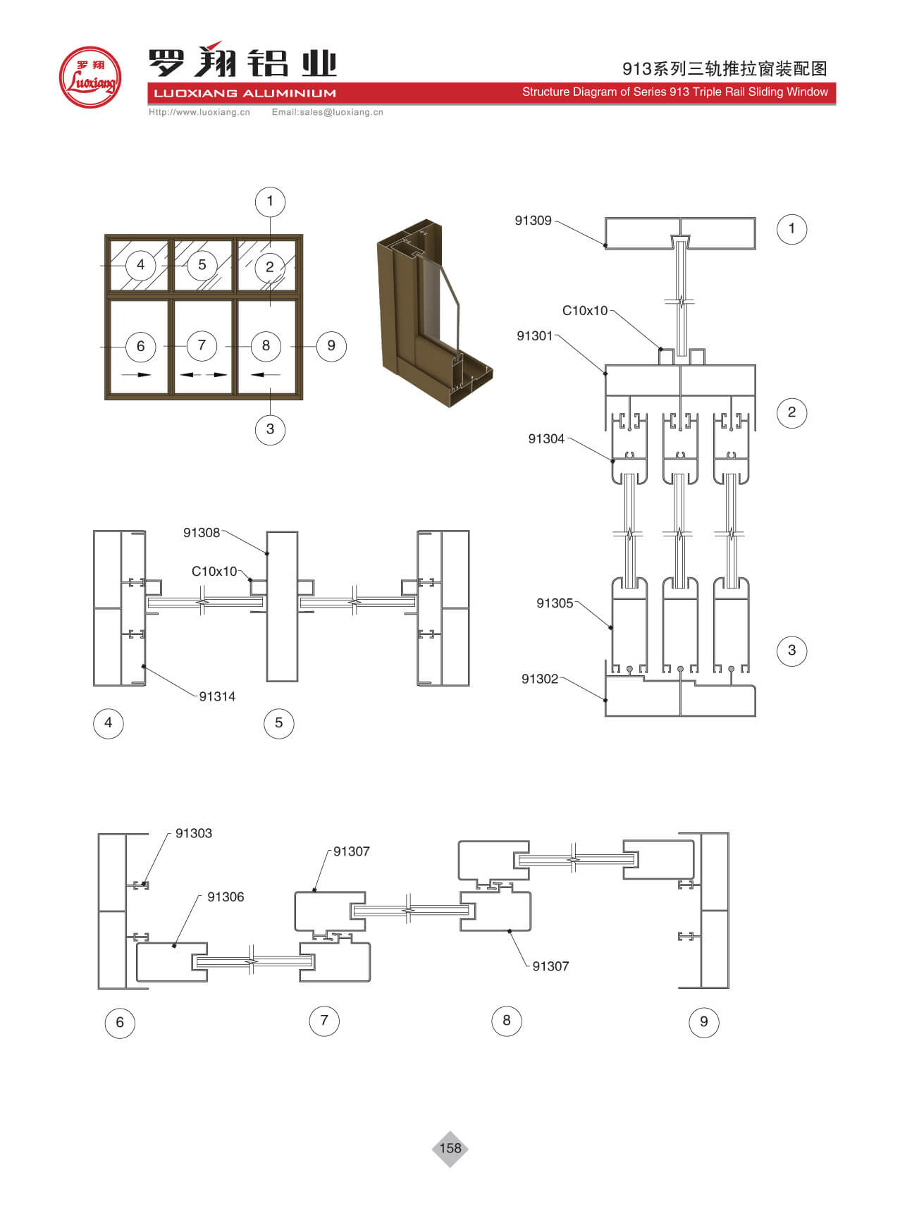 Series 913(Triple Rail)