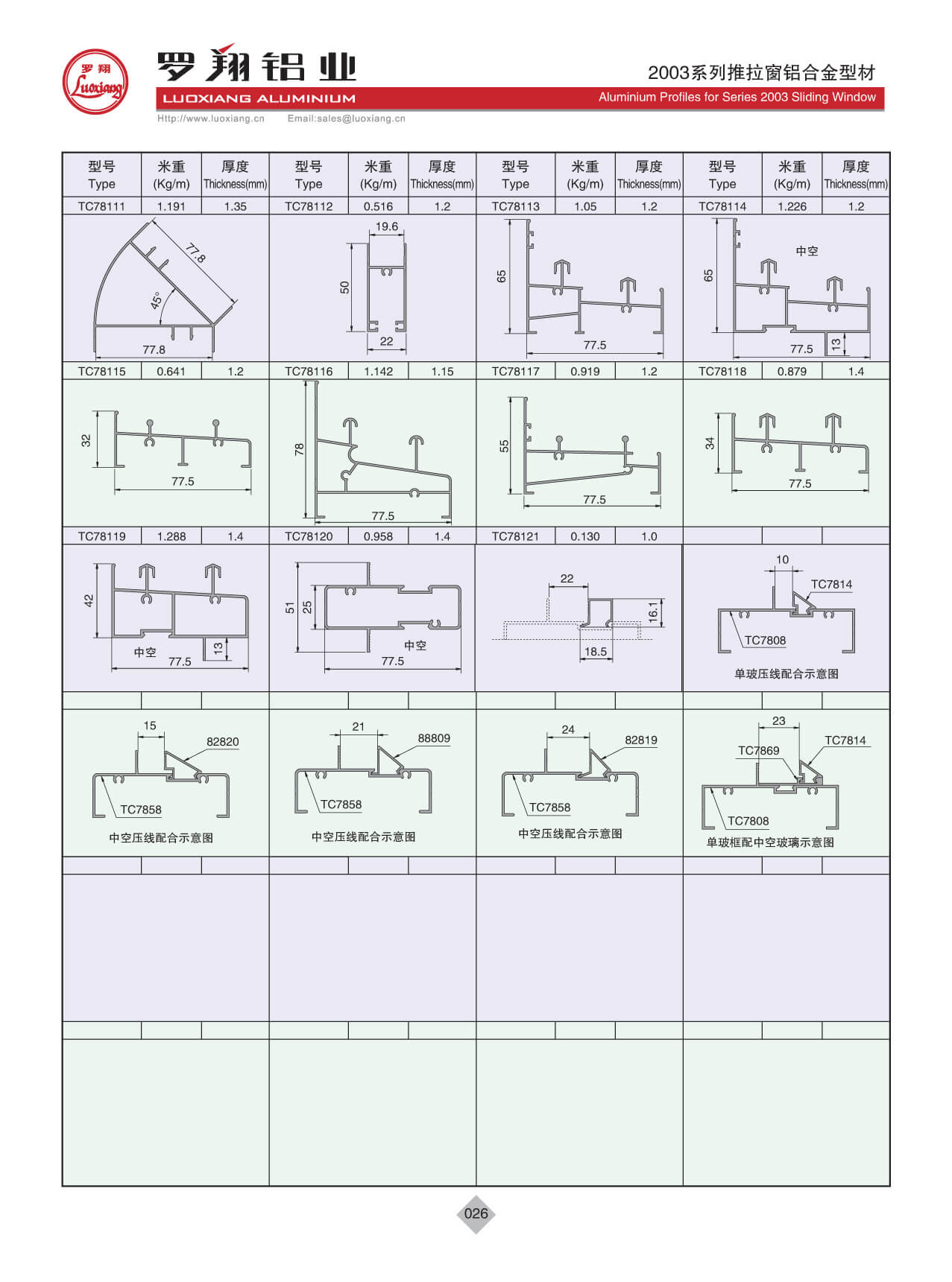 2003系列推拉窗